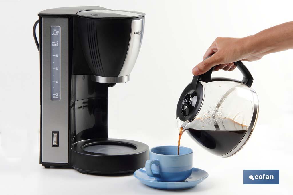 CAFETERA ELÉCTRICA DE GOTEO 870W 10 TAZAS MODELO MARGOT